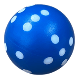 RundWürfel W6 Blau/Weiß