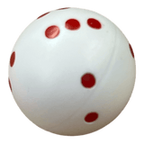 RundWürfel W6 Weiß/Rot