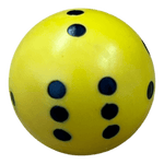 Philos RundWürfel W6 Gelb/Schwarz
