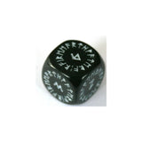 Truant RunenWürfel Schwarz W6