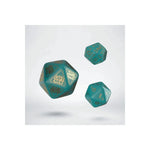 Q Workshop Runequest Expansion Dice Turquoise/Gold