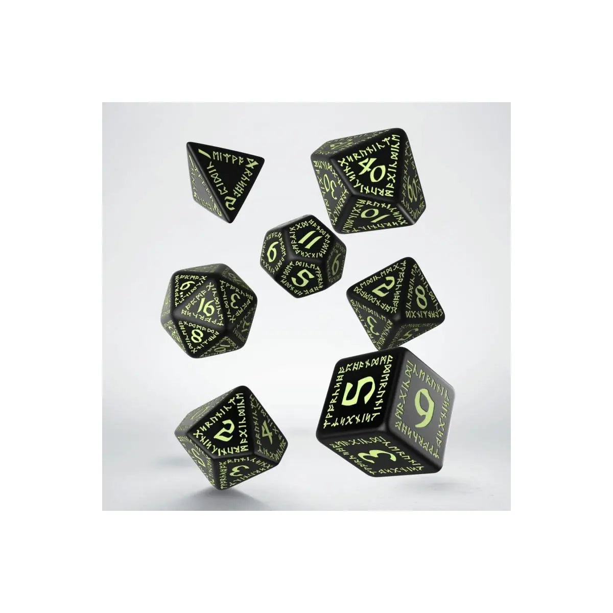 Runic Black/glow in the dark Set