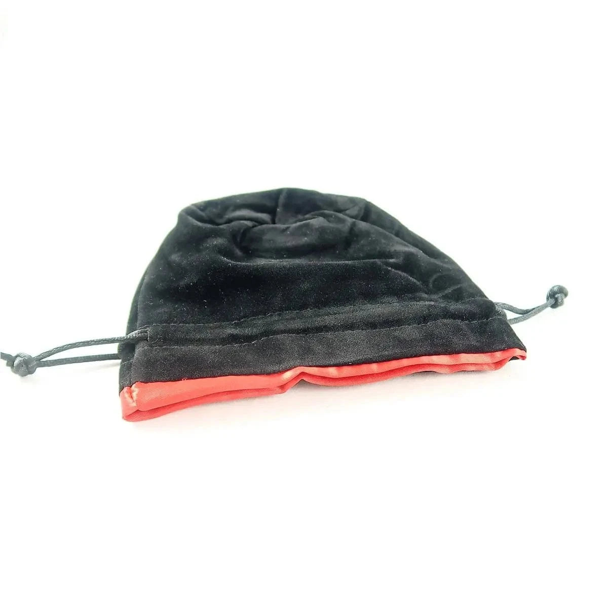 Waerfel Stube Samtbeutel Schwarz/rot