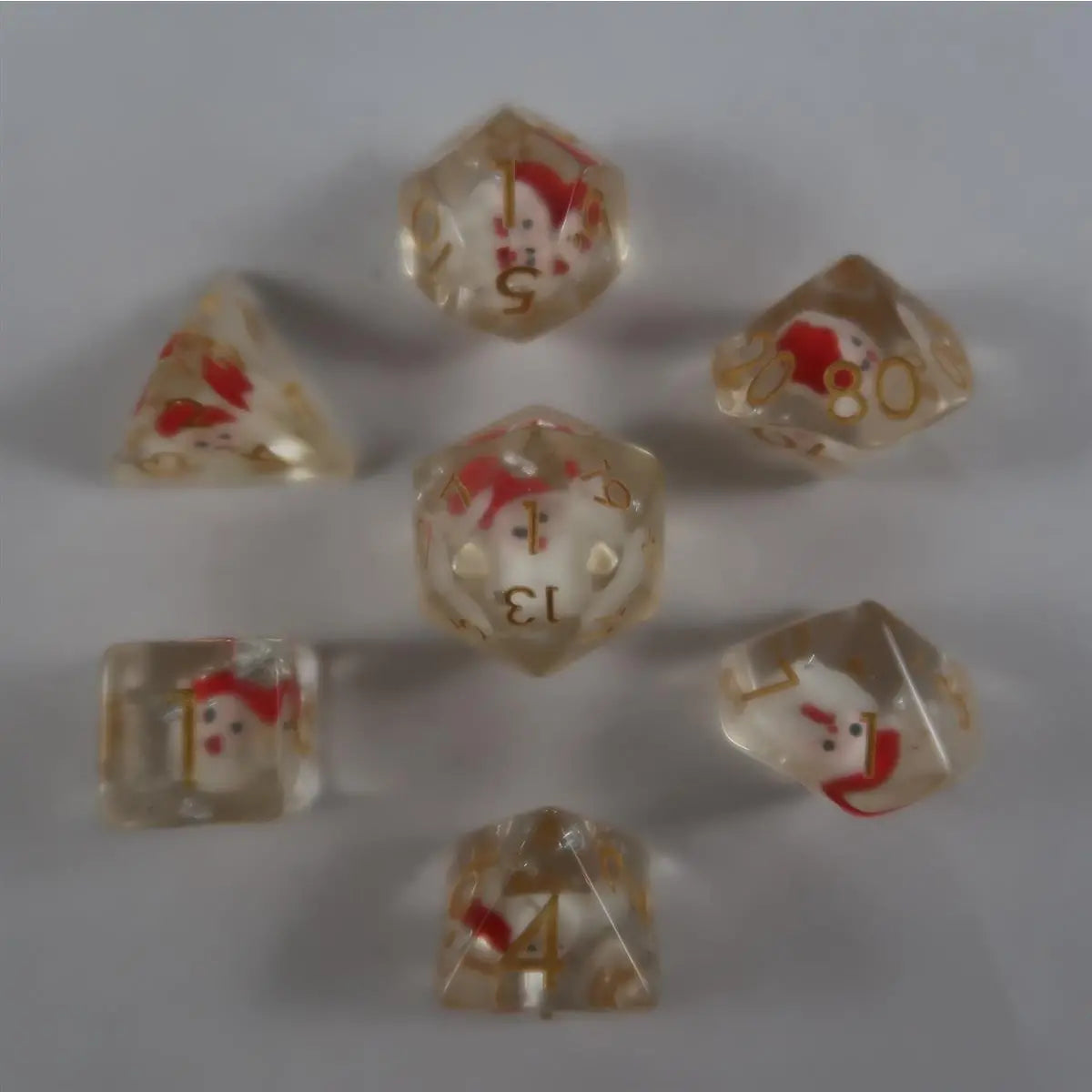 Santa Clause Dice Set