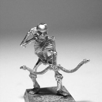 Ral Partha Skeleton Archer: Bow on Knee