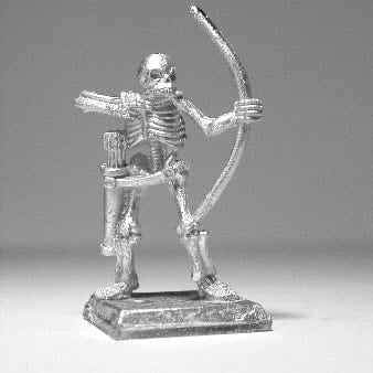 Ral Partha Skeleton Archer: Firing