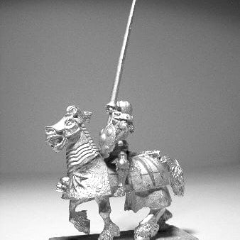 Ral Partha Skeleton - Armoured Cavalry Lancer #1