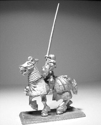 Ral Partha Skeleton - Armoured Cavalry Lancer #1