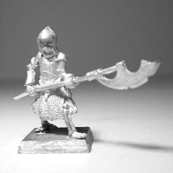 Ral Partha Skeleton - Armoured Halberdier #1