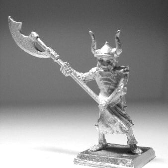 Ral Partha Skeleton - Armoured Halberdier #2