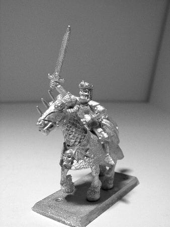 Ral Partha Skeleton Mounted Command - Sword