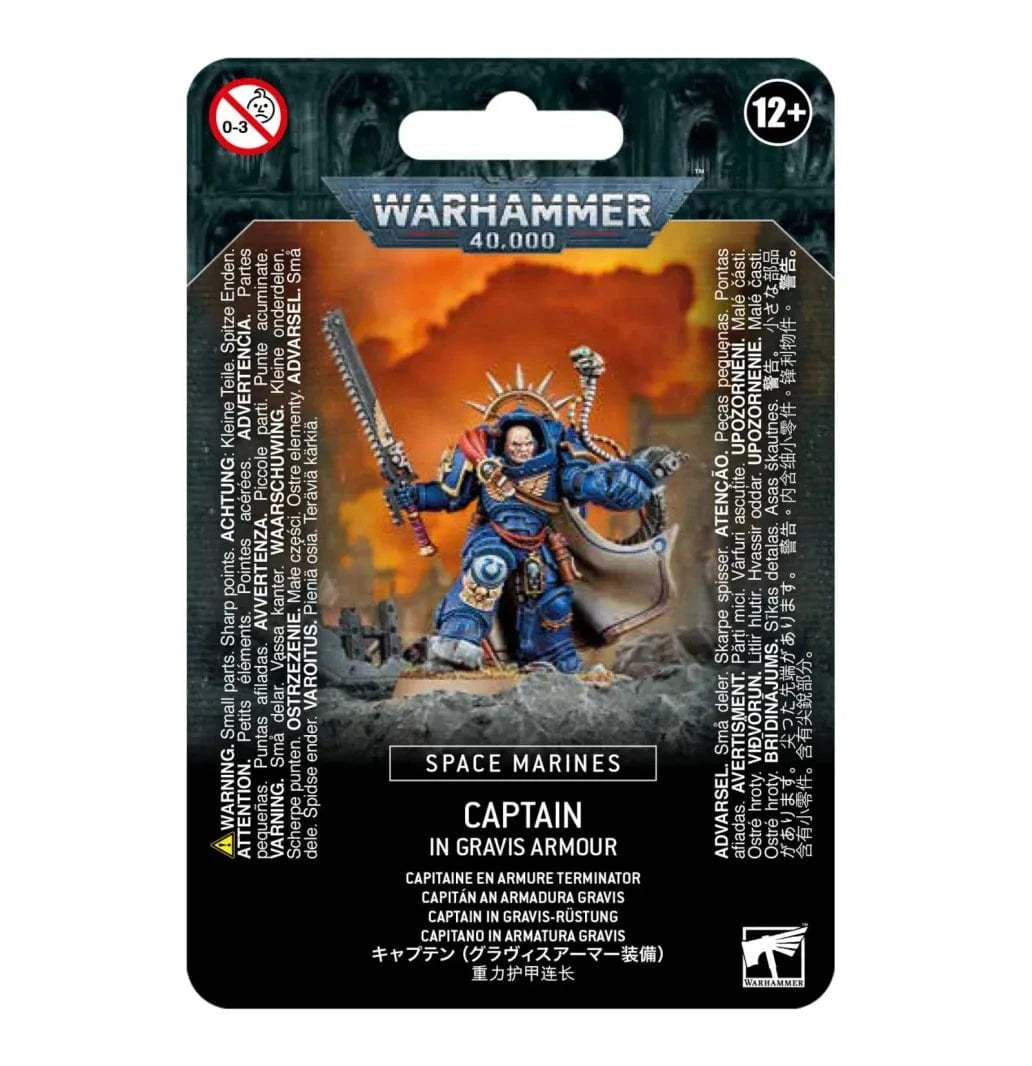 Games Workshop SPACE MARINES: CAPTAIN IN GRAVIS-RÜSTUNG