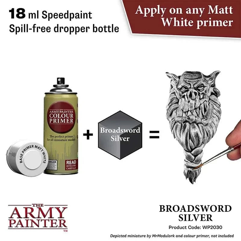 The Army Painter Speedpaint 2.0: Broadsword Silver (18ml)