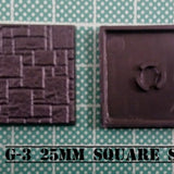 Ral Partha Square Stone Texture Bases 25mm (5)