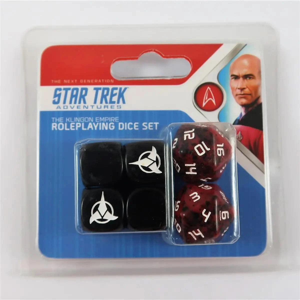 Modiphius Entertainment Star Trek Adventures Roleplaying Dice Set - Klingon Empire