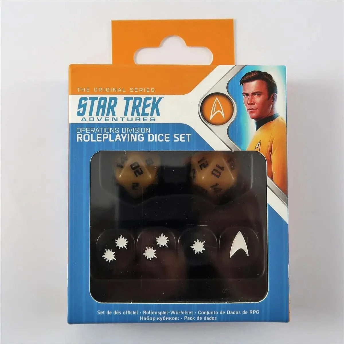 Modiphius Entertainment Star Trek Adventures Roleplaying Dice Set - Operations Division