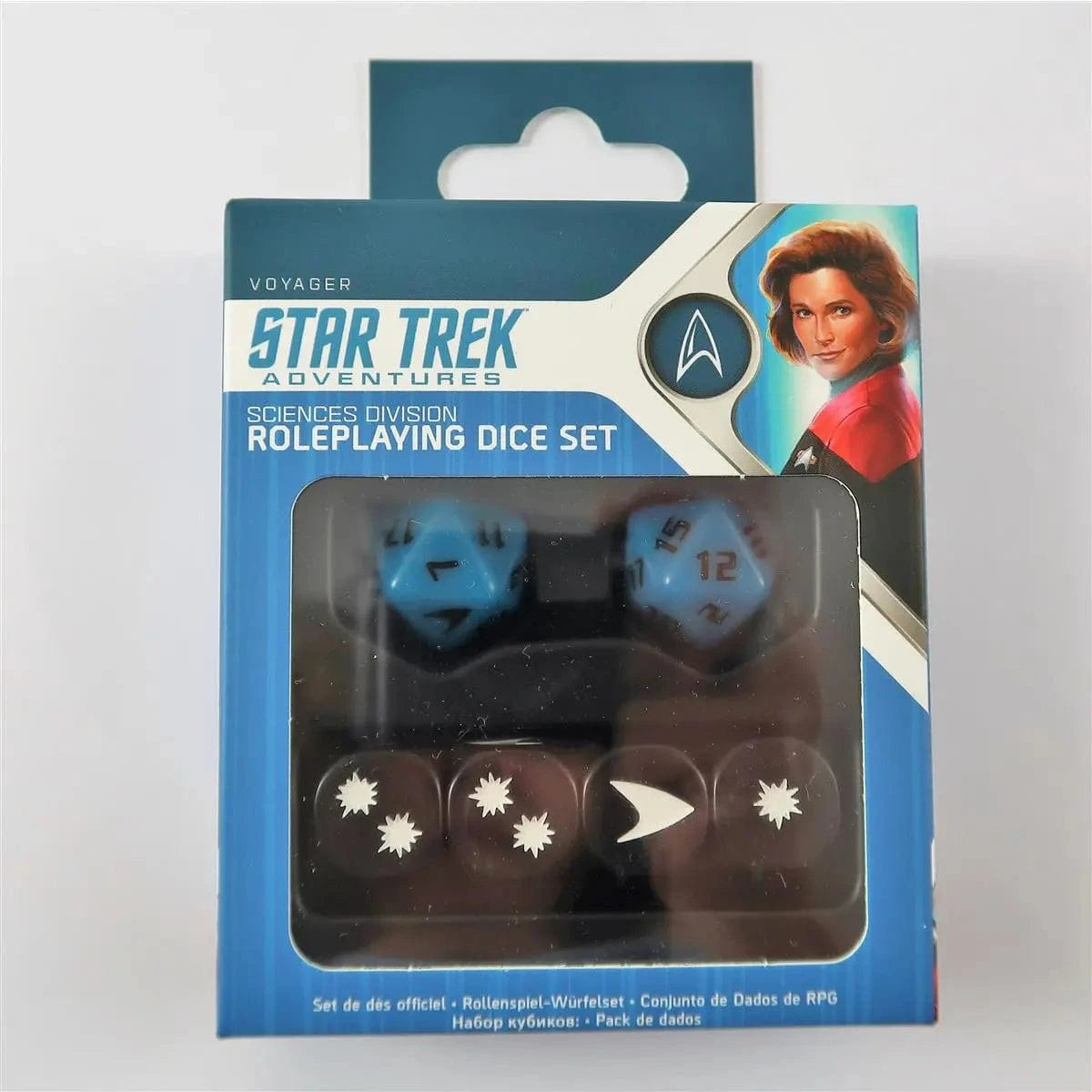 Modiphius Entertainment Star Trek Adventures Roleplaying Dice Set - Sciences Division