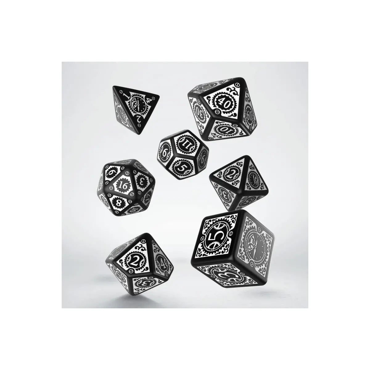 Steampunk Clockwork black/white Set