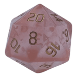 Blackfire Strawberry Quartz Edelsteinwürfel W20