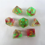 Waerfel Stube Swirl Dice green-pink Set