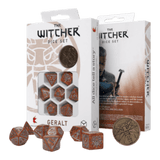 Q Workshop "The Witcher" Würfel Set Geralt  - Der Monsterschlächter