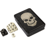 Würfel Stube Totenkopf Würfel Set inkl. Metallbox