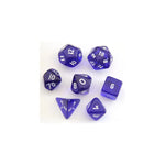 Transparent blau Set