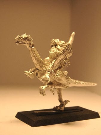 Ral Partha Tribal Orc - Archer on Lizard