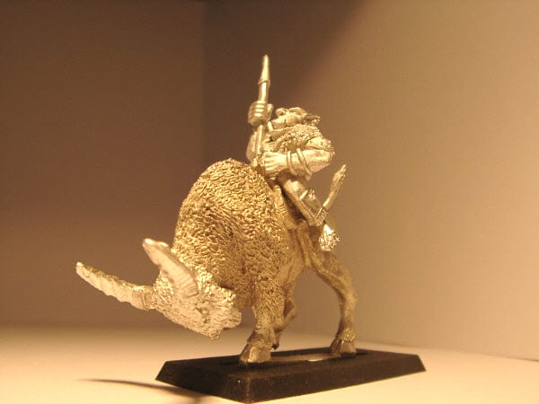 Ral Partha Tribal Orc Buffalo Rider