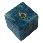 Waerfel Stube Turquoise Blau Edelsteinwürfel W6