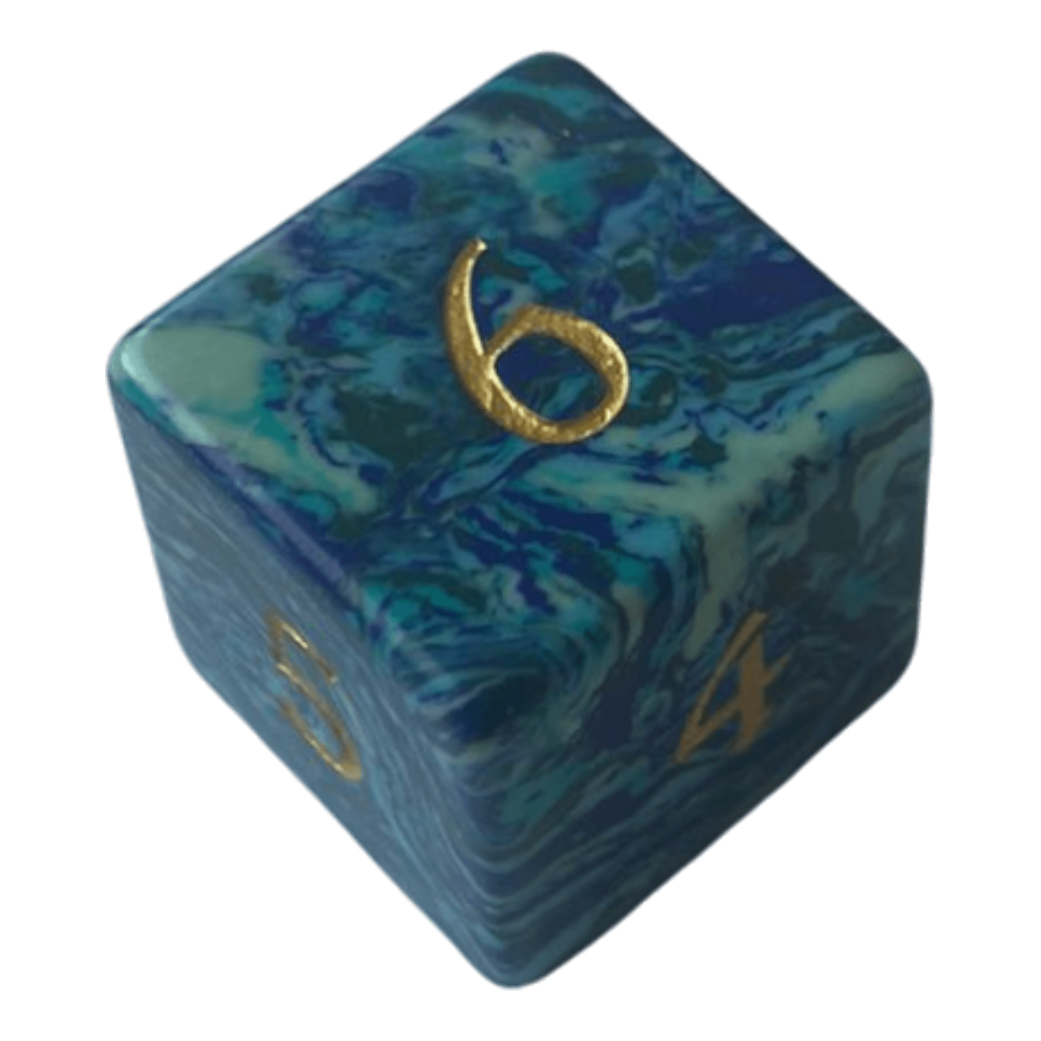 Waerfel Stube Turquoise Blau Edelsteinwürfel W6