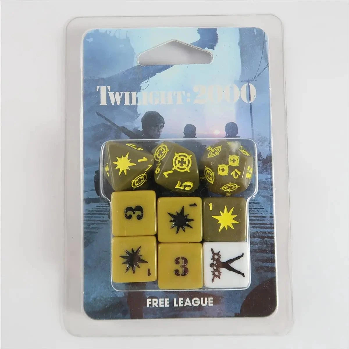 Free League Twilight: 2000 Roleplaying Dice Set