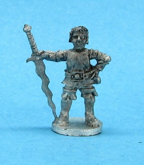 Ral Partha Unarmoured Knight with Flamberge