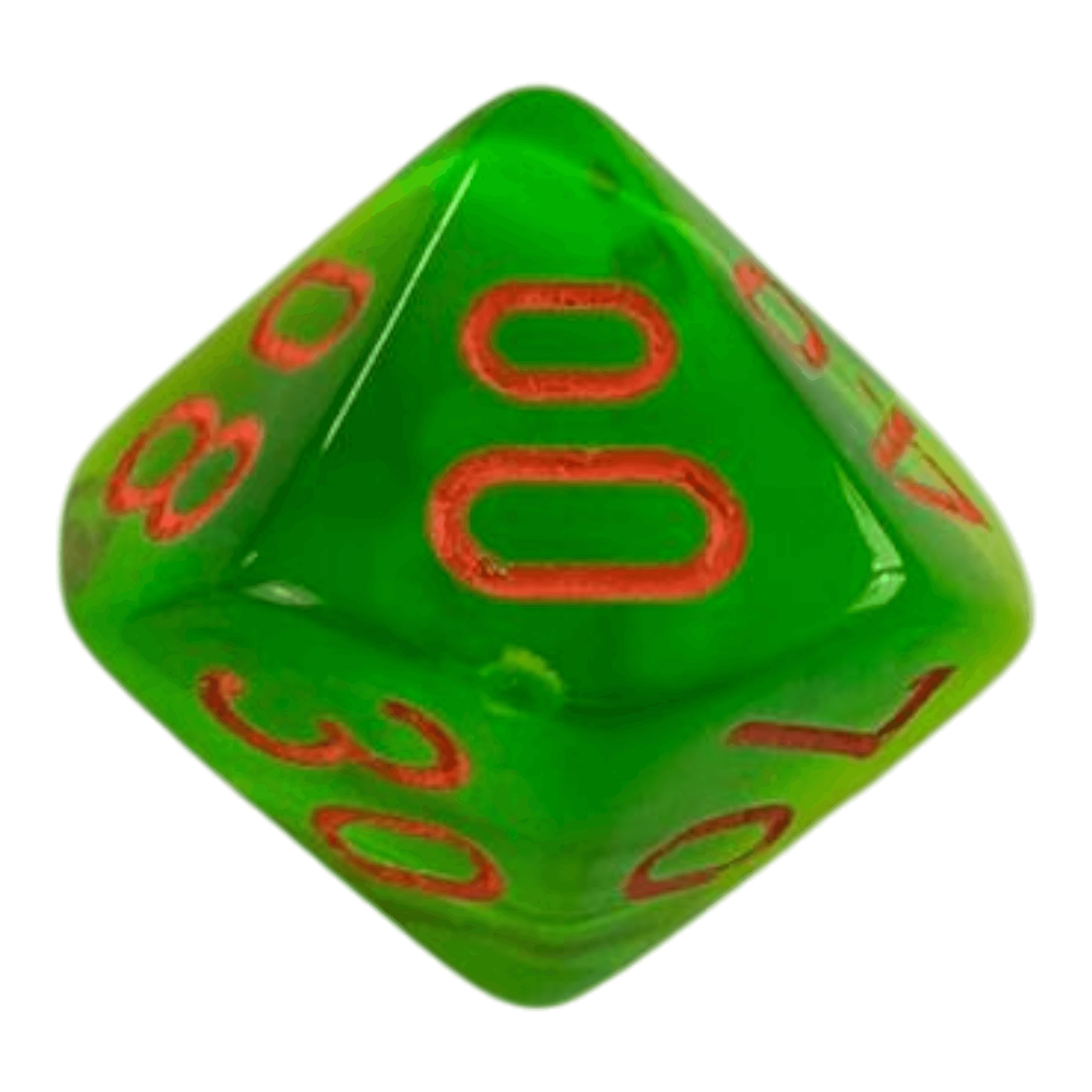 Chessex W10-0 Chessex Gemini Plasma Green/Teal/Orange