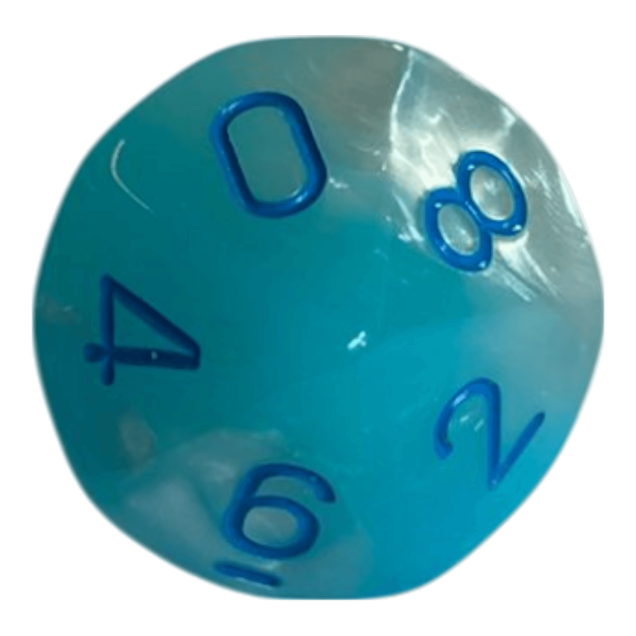 Chessex W10 Chessex Gemini Pearl Turquoise White/Blue