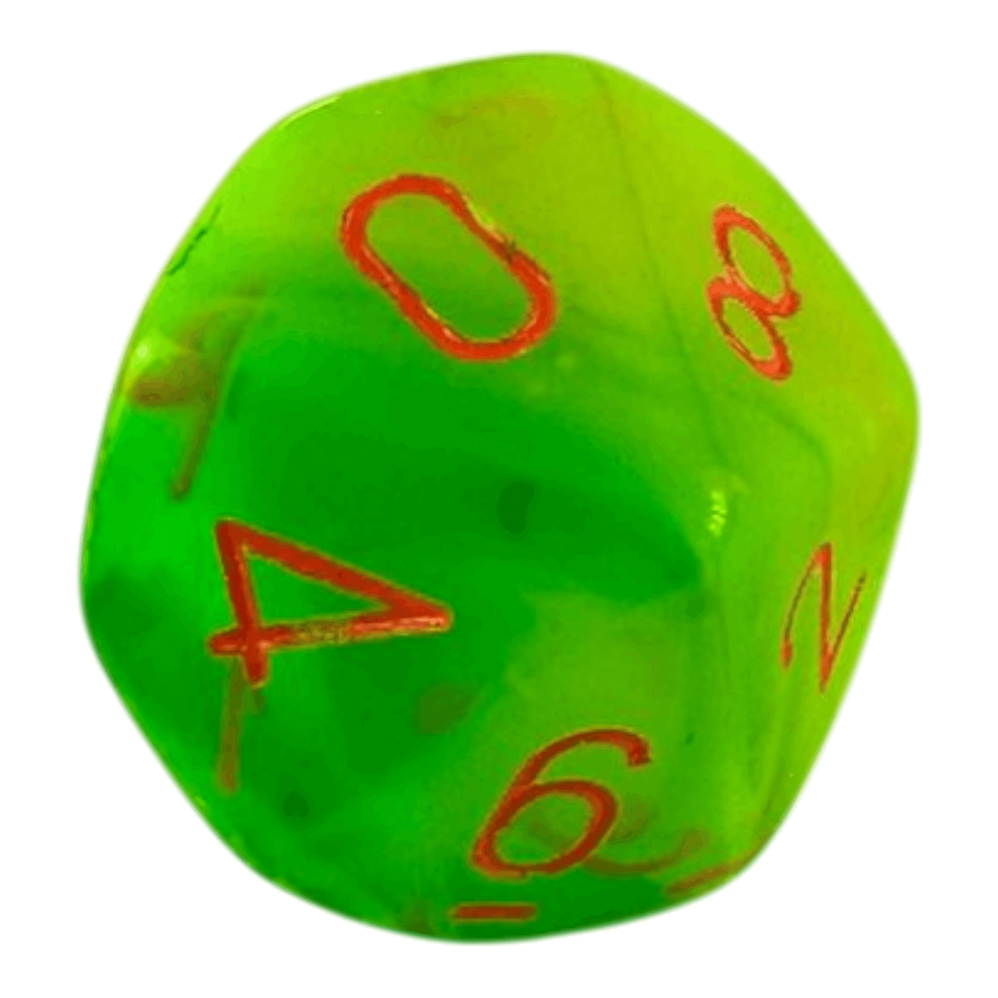 Chessex W10 Chessex Gemini Plasma Green/Teal/Orange