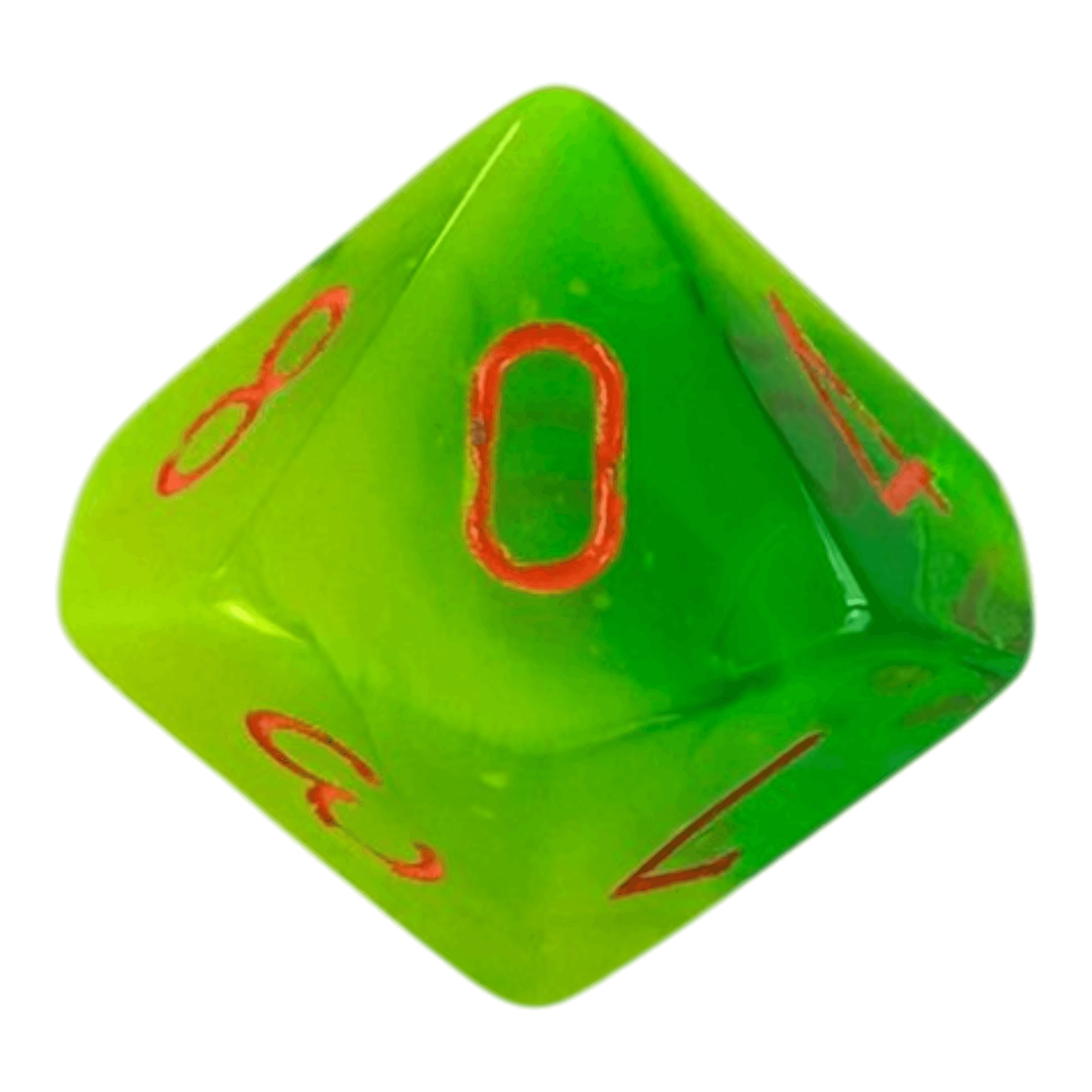 Chessex W10 Chessex Gemini Plasma Green/Teal/Orange