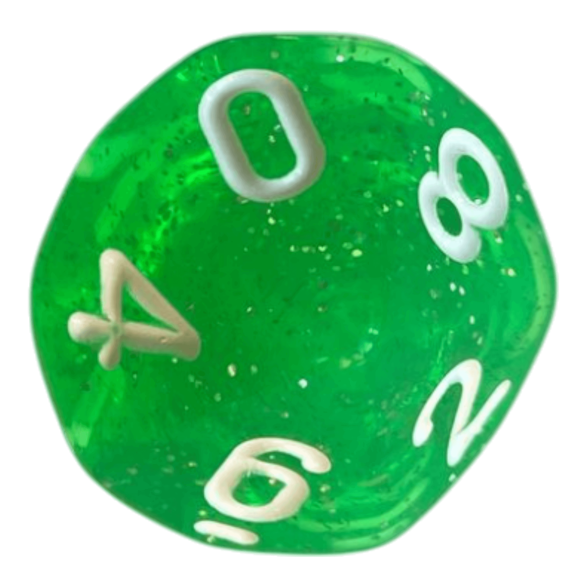 Würfel Stube W10 Glitzerwürfel in Hellgrün