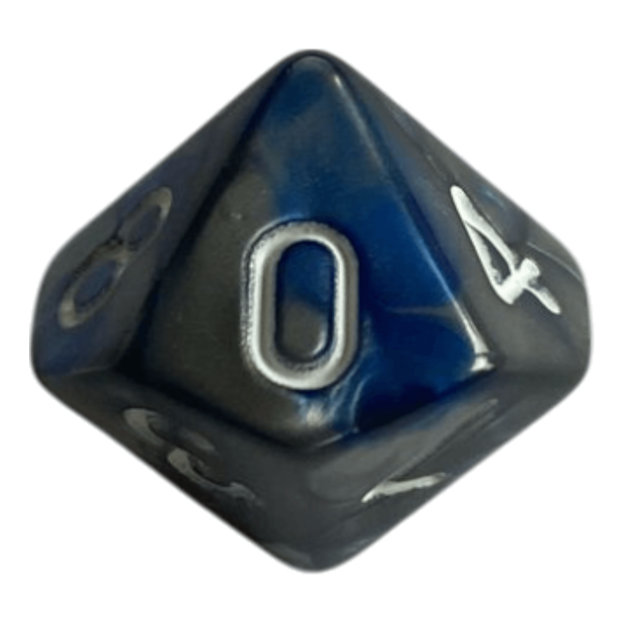 Würfel Stube W10 Perlmuttwürfel in Blau & Grau