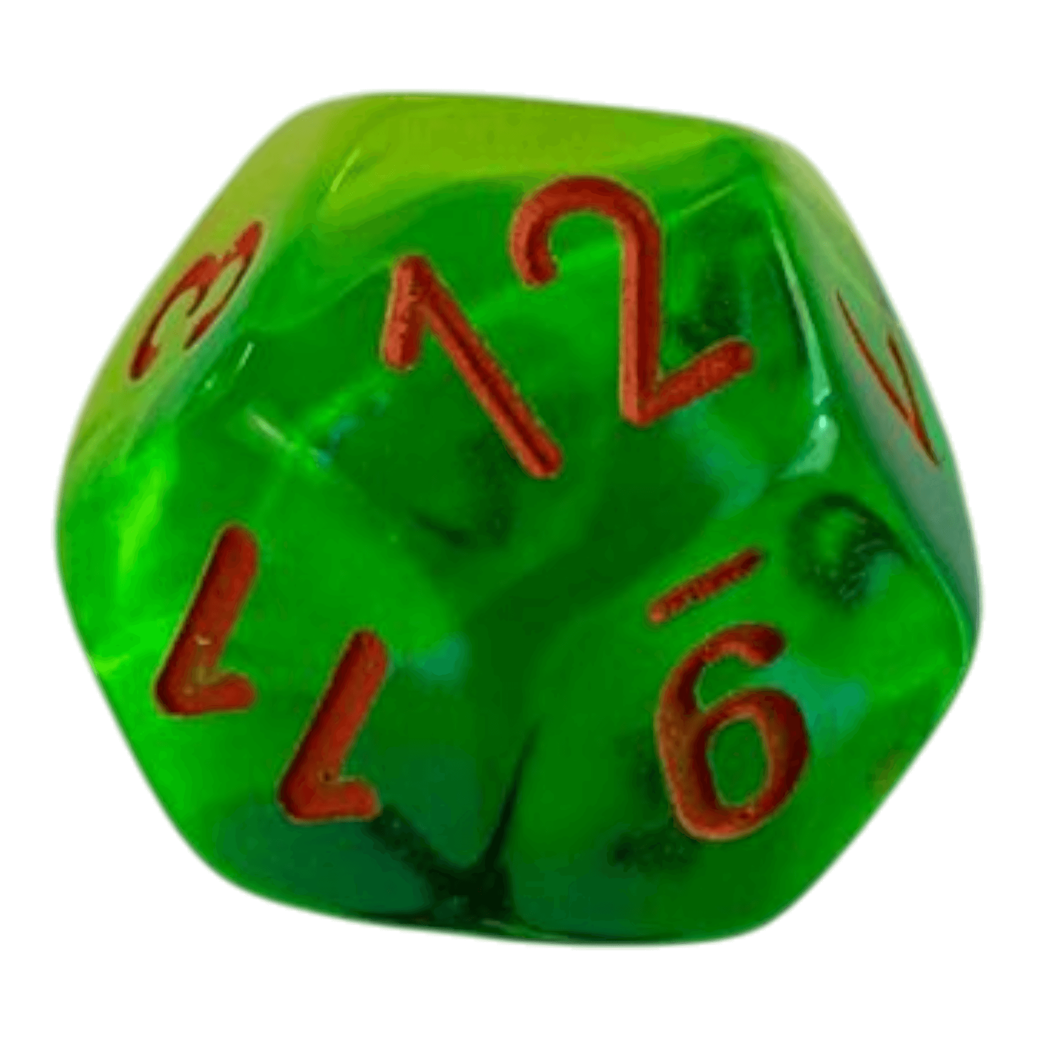 Chessex W12 Chessex Gemini Plasma Green/Teal/Orange