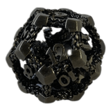 Würfel Stube W12 Drachenwürfel aus Antiken Silber  - 18mm