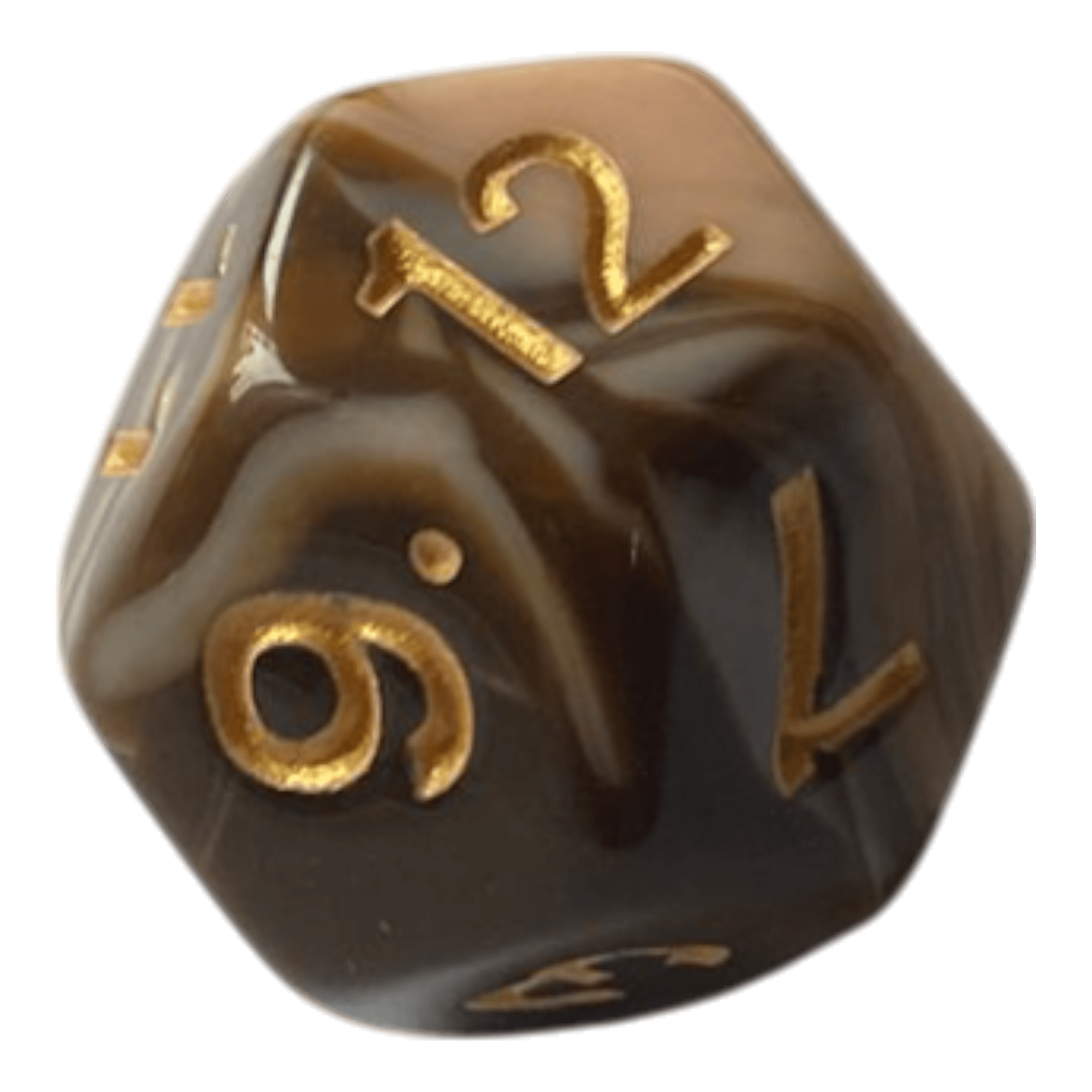 Würfel Stube W12 Marmorierter Würfel in Chocolate & Rosa - 16mm