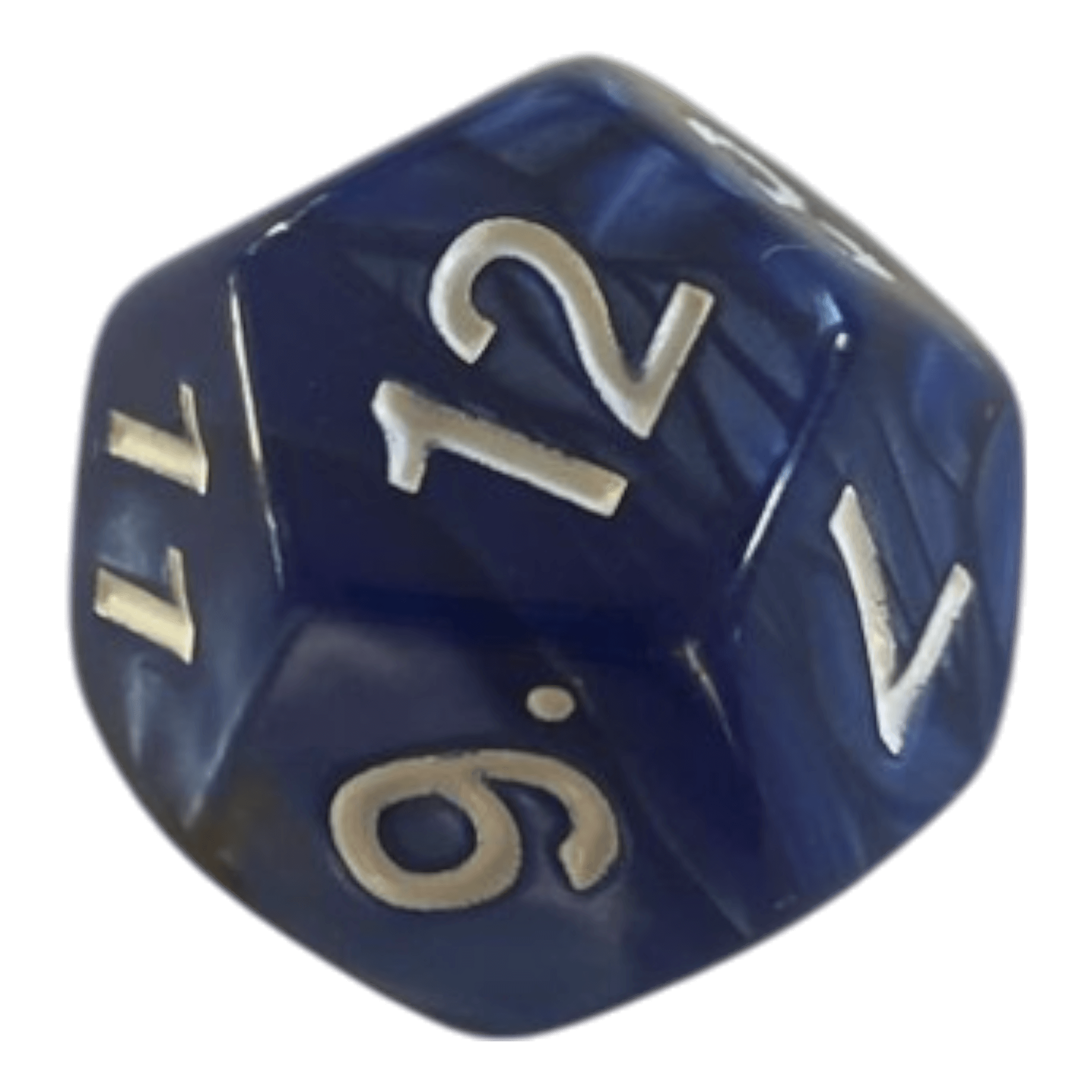 Würfel Stube W12 Perlmuttwürfel in Blau & Gold
