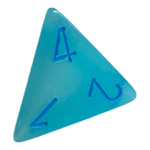 Chessex W4 Chessex Gemini Pearl Turquoise White/Blue