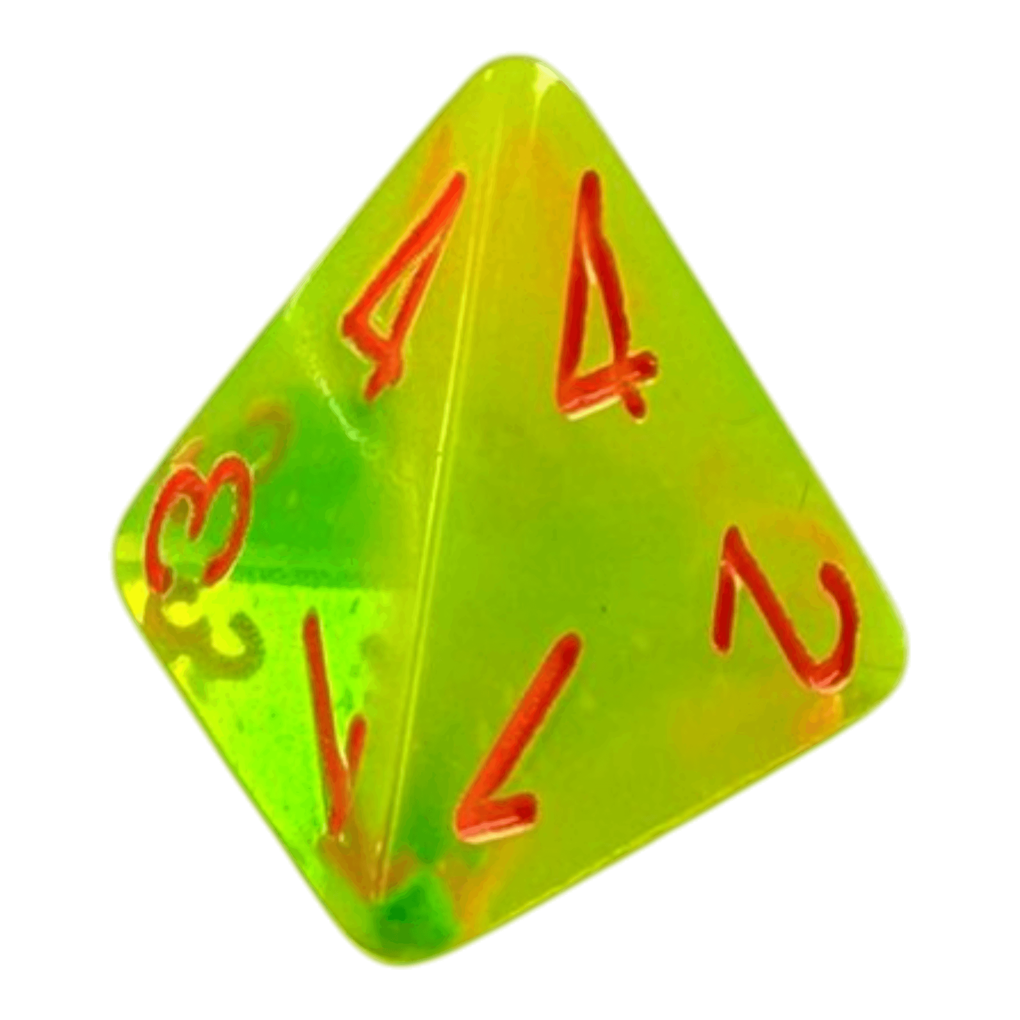 Chessex W4 Chessex Gemini Plasma Green/Teal/Orange