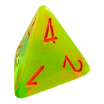 Chessex W4 Chessex Gemini Plasma Green/Teal/Orange