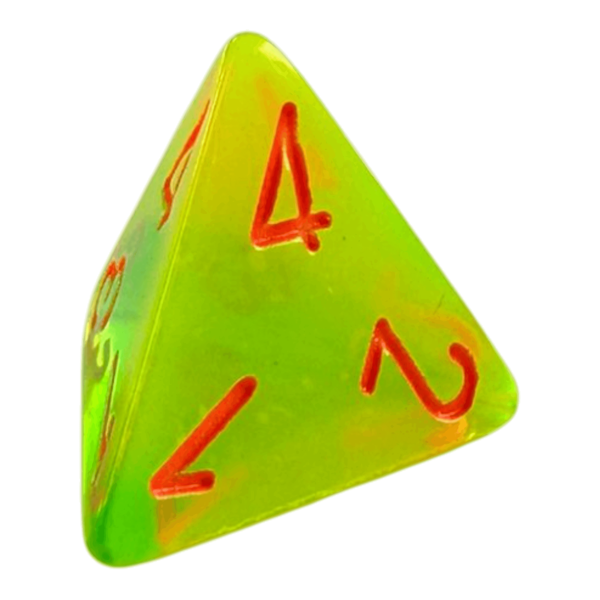Chessex W4 Chessex Gemini Plasma Green/Teal/Orange