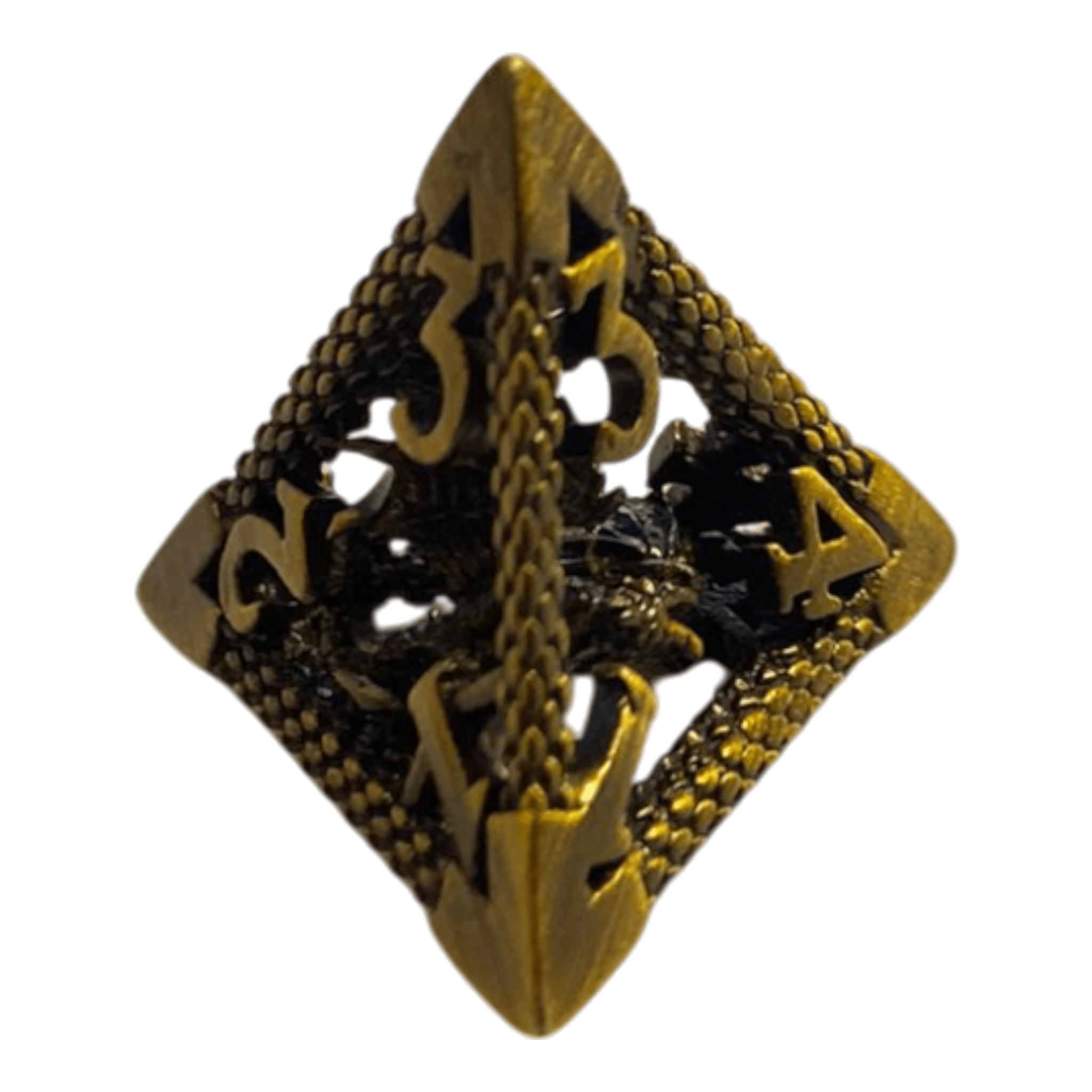 Würfel Stube W4 Drachenwürfel Bronze - 18mm