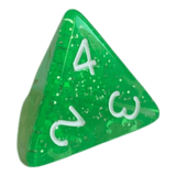 Würfel Stube W4 Glitzerwürfel in Hellgrün