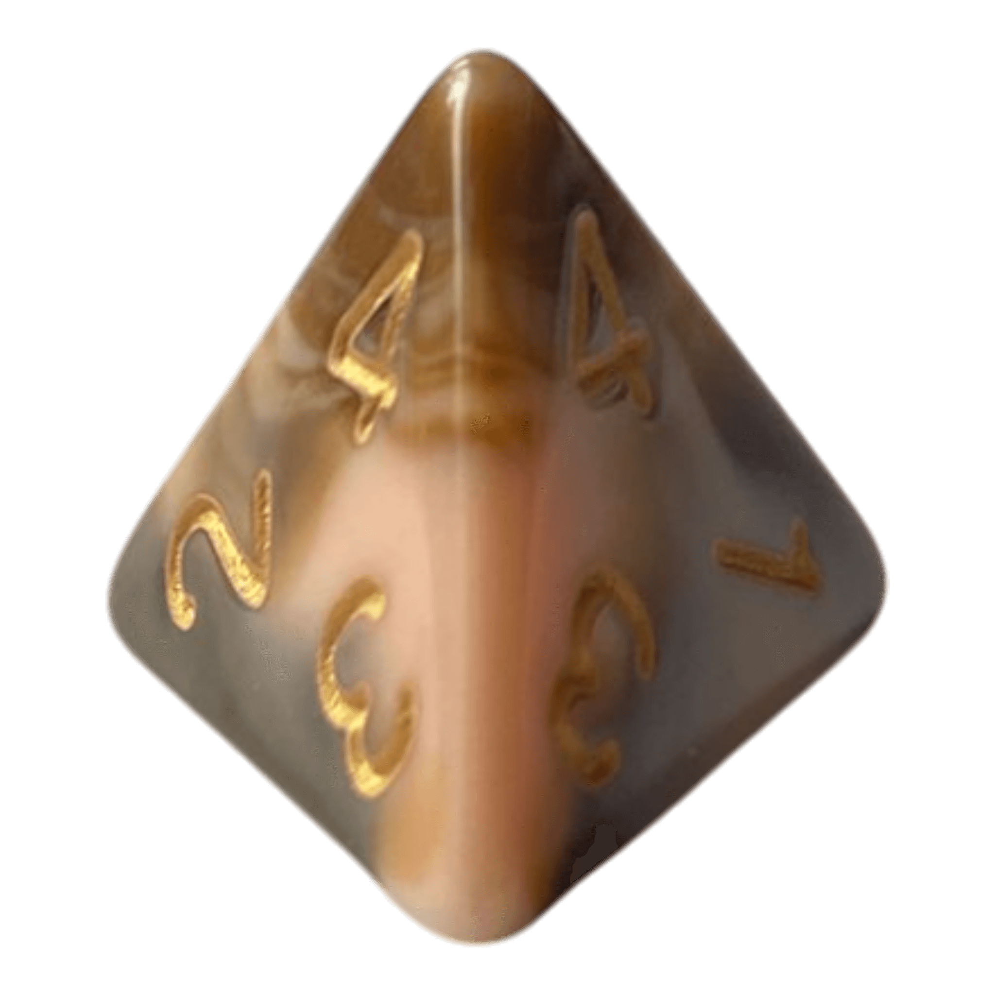 Würfel Stube W4 Marmorierter Würfel in Chocolate & Rosa - 16mm